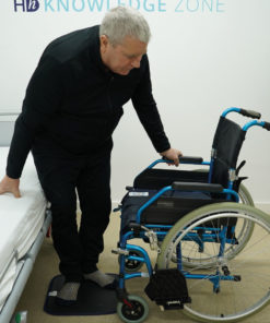 Anti-slip foot pad turning