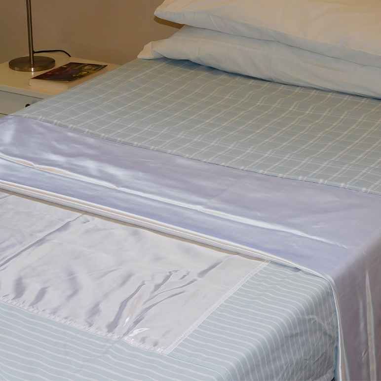 Satin Siba Sheets 4 Way Top Draw Sheet Hospital Direct