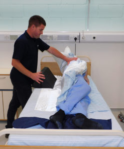 satin 2 way midi base sheet hospital 10