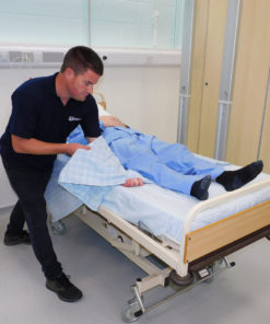 satin 2 way midi base sheet hospital 5