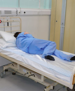 satin satin 2 way elasticated straps base sheet siba hospital direct 2