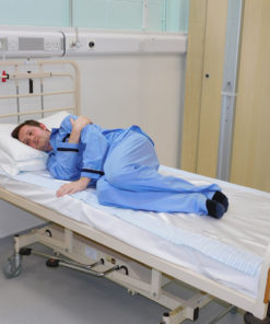 satin satin 2 way elasticated straps base sheet siba hospital direct 3