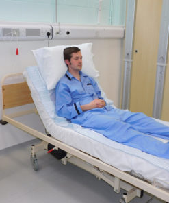 satin satin 2 way elasticated straps base sheet siba hospital direct 4